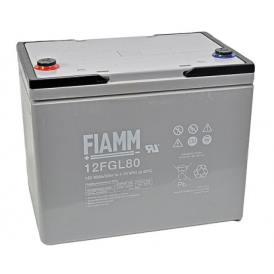 Batteria FIAMM AGM pannelli solari fotovoltaici 80Ah [12FGL80]