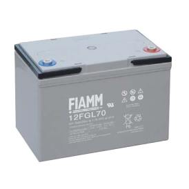 Batteria FIAMM AGM pannelli solari fotovoltaici 70Ah [12FGL70]