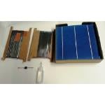 KIT 300W 72 celle solari 6"x6" (156x156mm) A-grade