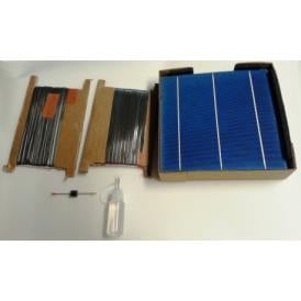 KIT 300W 72 celle solari 6"x6" (156x156mm) A-grade