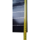 Mini pannello solare monocristallino in vetro di dimensioni 500X200 mm con scatola di connessione da 18V a 15W di potenza