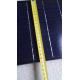 Mini pannello solare monocristallino in vetro di dimensioni 500X200 mm con scatola di connessione da 18V a 15W di potenza