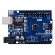 Arduino UNO REV3 with microcontroller ATmega328 100% Compatible
