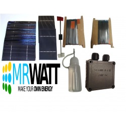 KIT 70W 36 celle solari 3"x6"  (80x150mm) A-grade