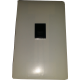 Modulo fotovoltaico personalizzato in vetro no cornice 36 celle sfondo bianco da 140X220mm 18V 4200mW potenza bordi arrotondati