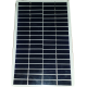 Modulo fotovoltaico personalizzato in vetro no cornice 36 celle sfondo bianco da 140X220mm 18V 4200mW potenza bordi arrotondati