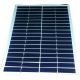Modulo fotovoltaico personalizzato in vetro no cornice 36 celle sfondo bianco da 140X220mm 18V 4200mW potenza bordi arrotondati