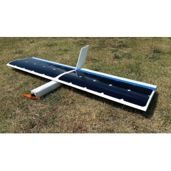 Aereo solare RC senza batterie alimentato a celle solari modello Solar DR1 1300mm