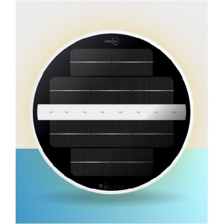 Lampada led energia solare con magnete per piscine Liner con pareti in acciaio zincato installazione rapida risparmio assicurato