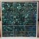Plug and play photovoltaic floor. Color walkable solar tile 500x500x8mm