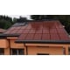 Plancher photovoltaïque plug and play. Carreau solaire piétinable 500x500x8mm coloré