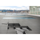 Plancher photovoltaïque plug and play. Carreau solaire piétinable 500x500x8mm coloré