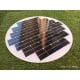 Plug and play photovoltaic floor. Color walkable solar tile 500x500x8mm