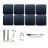 KIT fotovoltaico 150Wp da 40 celle solari Sunpower 5"x5" (125x125mm) Mono flessibili Bin Me1 ultra peak performance e accessori