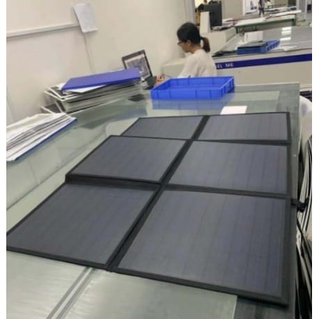 Pannello solare 90W 42V pieghevole portatile per la ricarica di monopattino e bicicletta elettrica