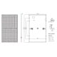 Pannello solare fotovoltaico 375W LONGI Monocristallino con cornice nera