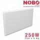 Radiatore elettrico norvegese NOBO 250 per ambienti fino a 5 mq (include termostato NCU-2Te)