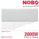 Radiatore elettrico norvegese NOBO 2000W per ambienti fino a 35 mq (include termostato NCU-2Te)