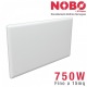 Radiatore elettrico norvegese NOBO 500W per ambienti fino a 10 mq (include termostato NCU-2Te)
