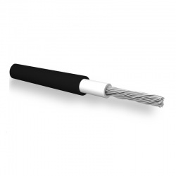 4mm² Unipolar Solar Cable H1Z2Z2-K (formerly FG21M21) BLACK
