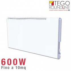 Radiatore elettrico Svedese TEGO 600W basso consumo  h. 40cm  scalda fino a 10 mq