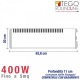 Radiatore elettrico Svedese TEGO 400W basso consumo  h. 20cm  scalda fino a 5 mq