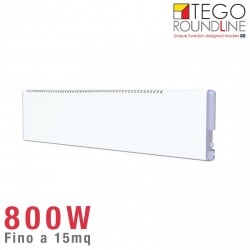 Radiatore elettrico Svedese TEGO 800W basso consumo  h. 20cm  scalda fino a 15 mq
