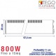 Radiatore elettrico Svedese TEGO 800W basso consumo  h. 20cm  scalda fino a 15 mq