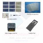 KIT 70W 36 cellules solaires 3"x6" (80x150mm) A-grade avec + EVA + JB + CMP12