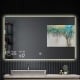 Specchio Smart BVF ADELING 60x60cm 200W con altoparlanti Bluetooth e illuminazione led