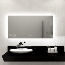 Specchio Smart BVF ADELING 100x60cm 350W con altoparlanti Bluetooth e illuminazione led