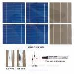 KIT 1000W 250 celle solari 6"x6" (156x156mm) A-grade