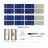 KIT 100W 72 celle solari 2.5"x5" (62x125mm) Monocristalline A-grade