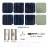 KIT 490W 108 celle solari 6"x6" (156x156mm) Monocristalline A-grade