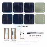 KIT 490W 108 celle solari 6"x6" (156x156mm) Monocristalline A-grade