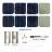 KIT 320W 72 celle solari 6"x6" (156x156mm) Monocristalline A-grade