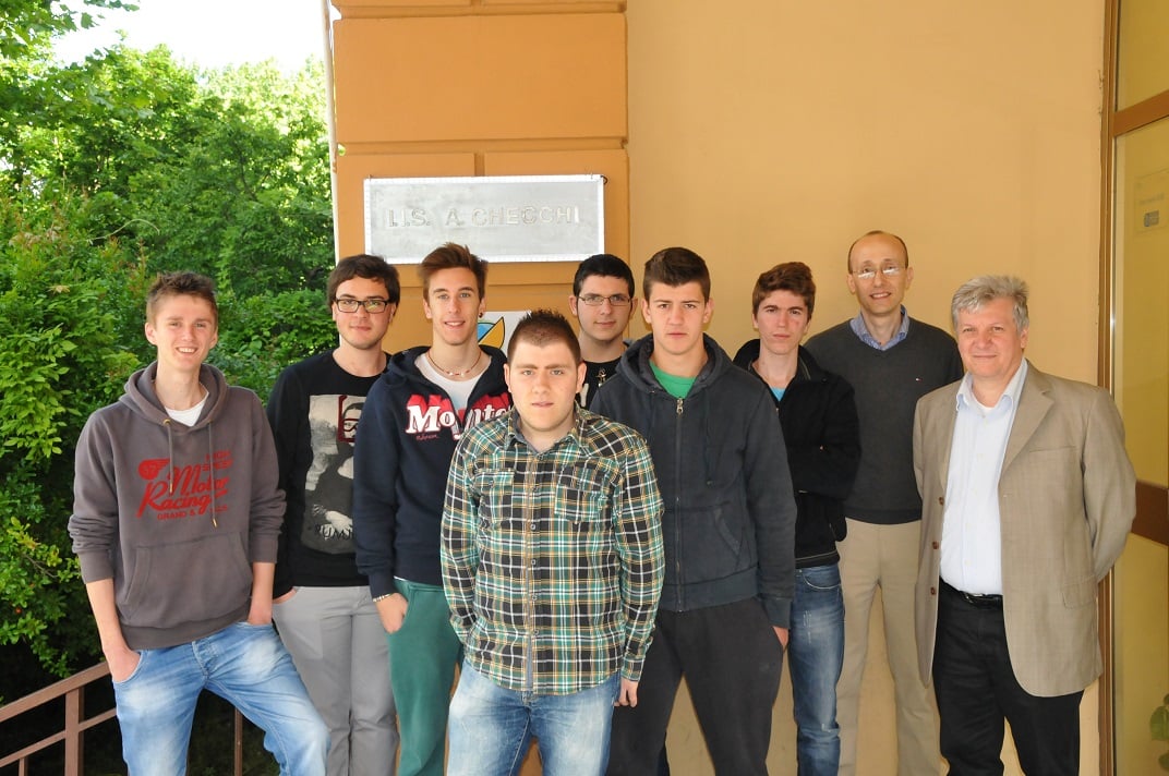 Istituto Checchi di Fucecchio, la squadra al completo